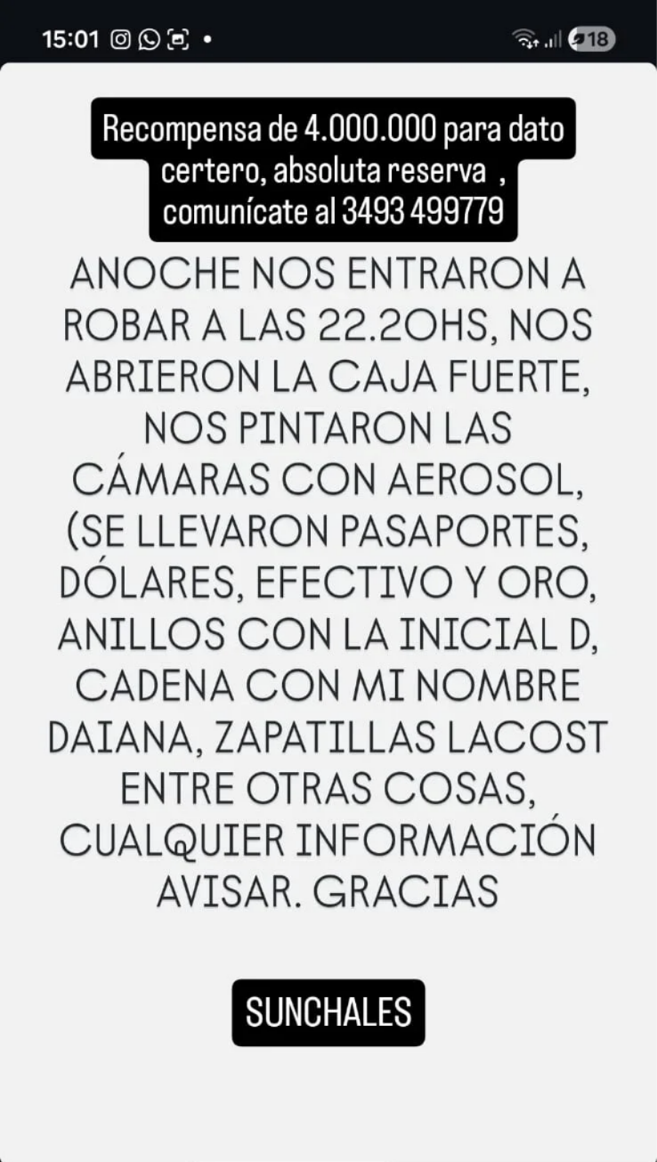 Robo vivienda Barrio Colon 3 - 23-5-26