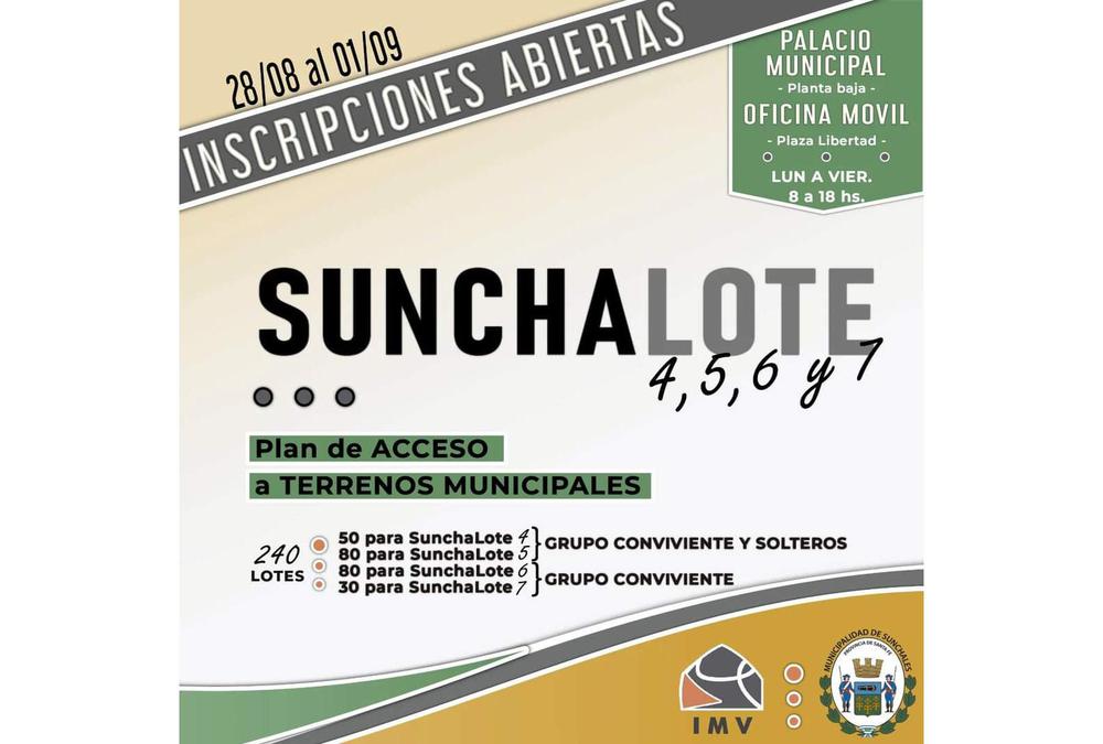 Sorteo sunchalote 4,5,6y7