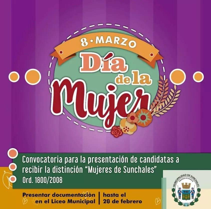 Postulacion Mujer sunchalense