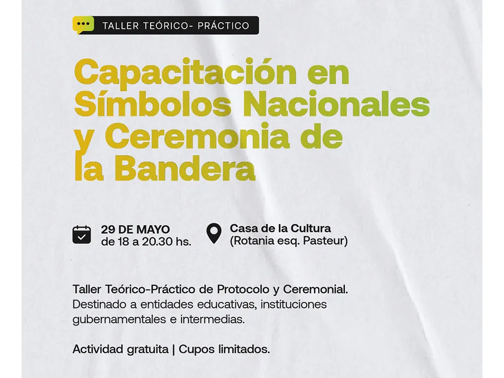 Capacitacion protocolo y ceremonial