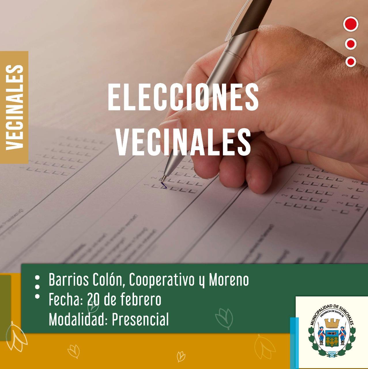 Elecciones vecinales